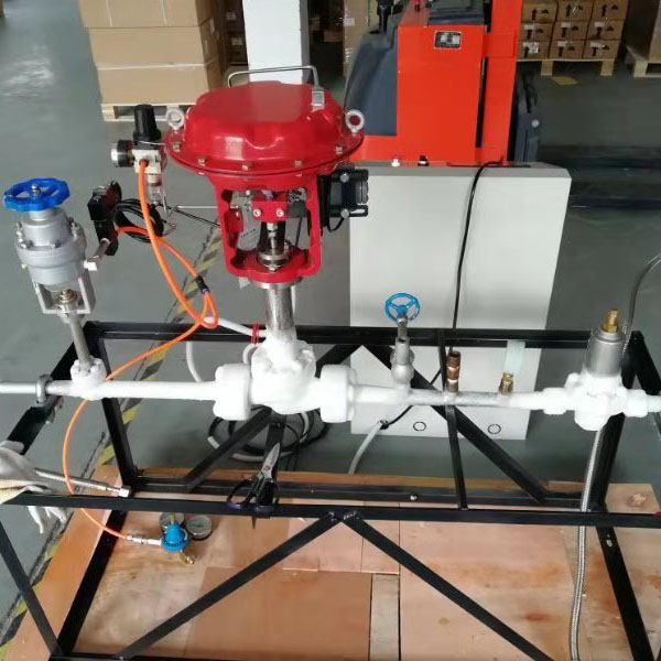 給客戶定制的全自動液氮穩(wěn)定噴射系統(tǒng) 